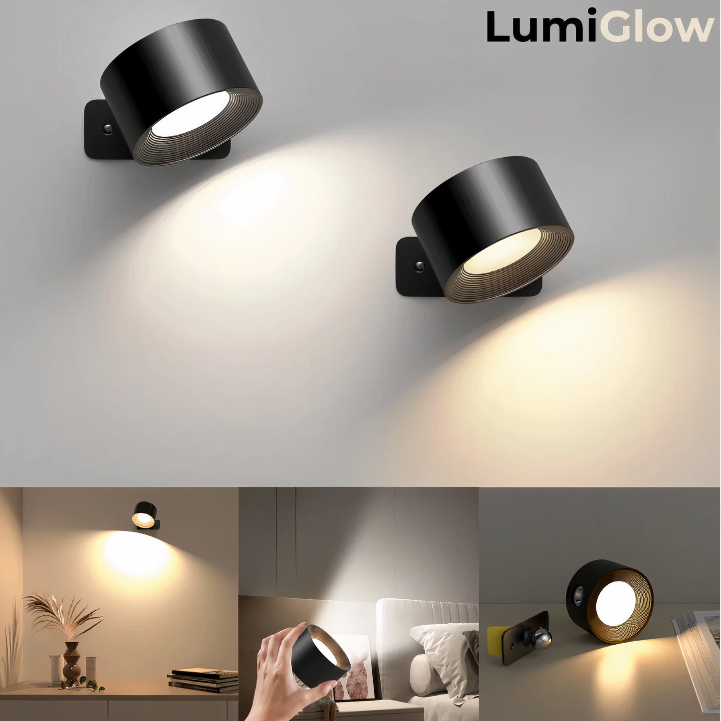 LumiGlow™ LED Wall Lights