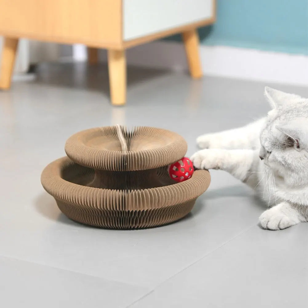 Kitty Loops™  Interactive Cat Toy And Snuggle Bed