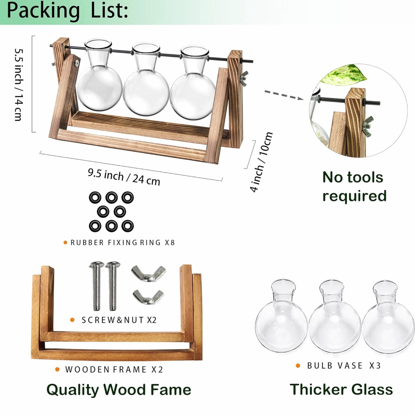 NaturePod™ Botanical Glass Vase