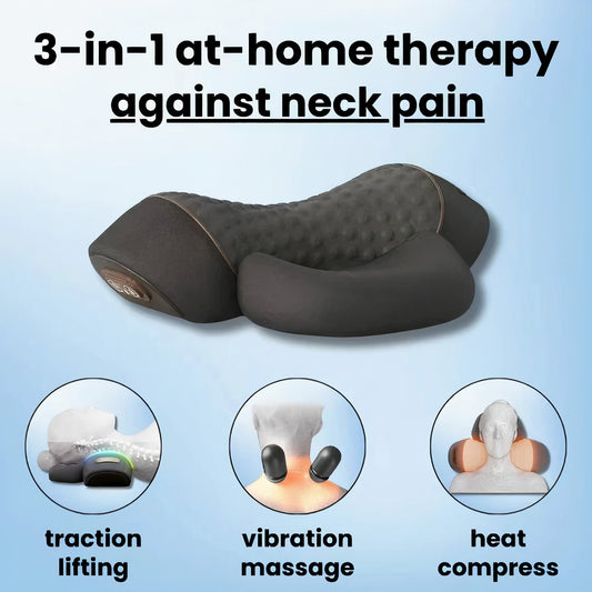 Therma Ease™ 3-in-1 Neck Traction and Relaxation Pillow